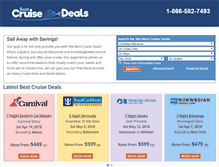 Tablet Screenshot of bestcruisedeals.com